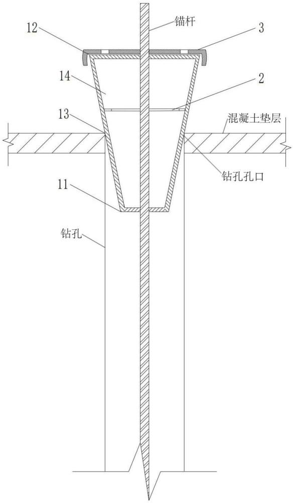 一種可回收的錨桿桿體鉆孔內(nèi)對中固定裝置