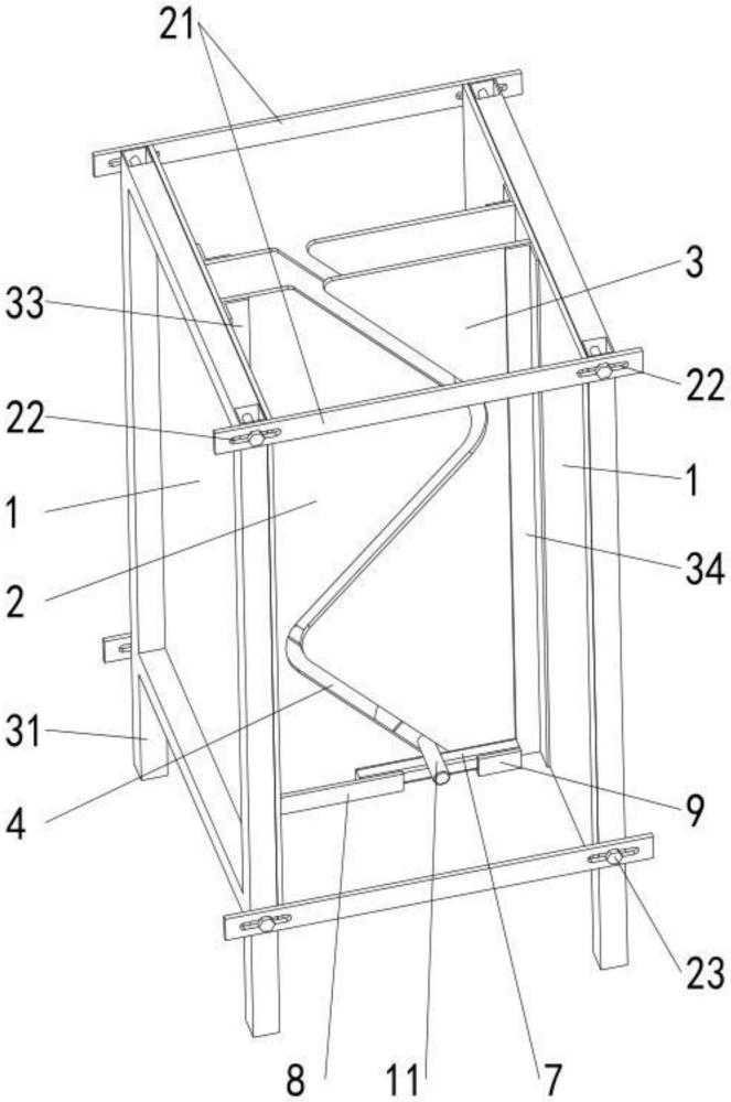 一種轉子車床輔助料架的制作方法