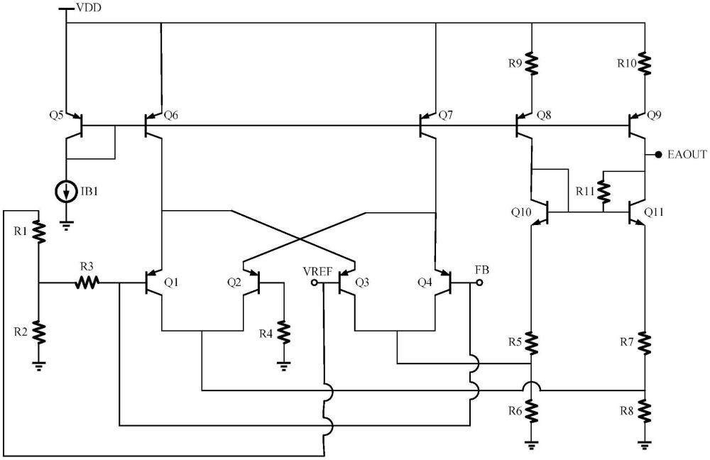 一種用于升壓/反轉(zhuǎn)DC/DC轉(zhuǎn)換器的復(fù)合誤差放大器電路的制作方法