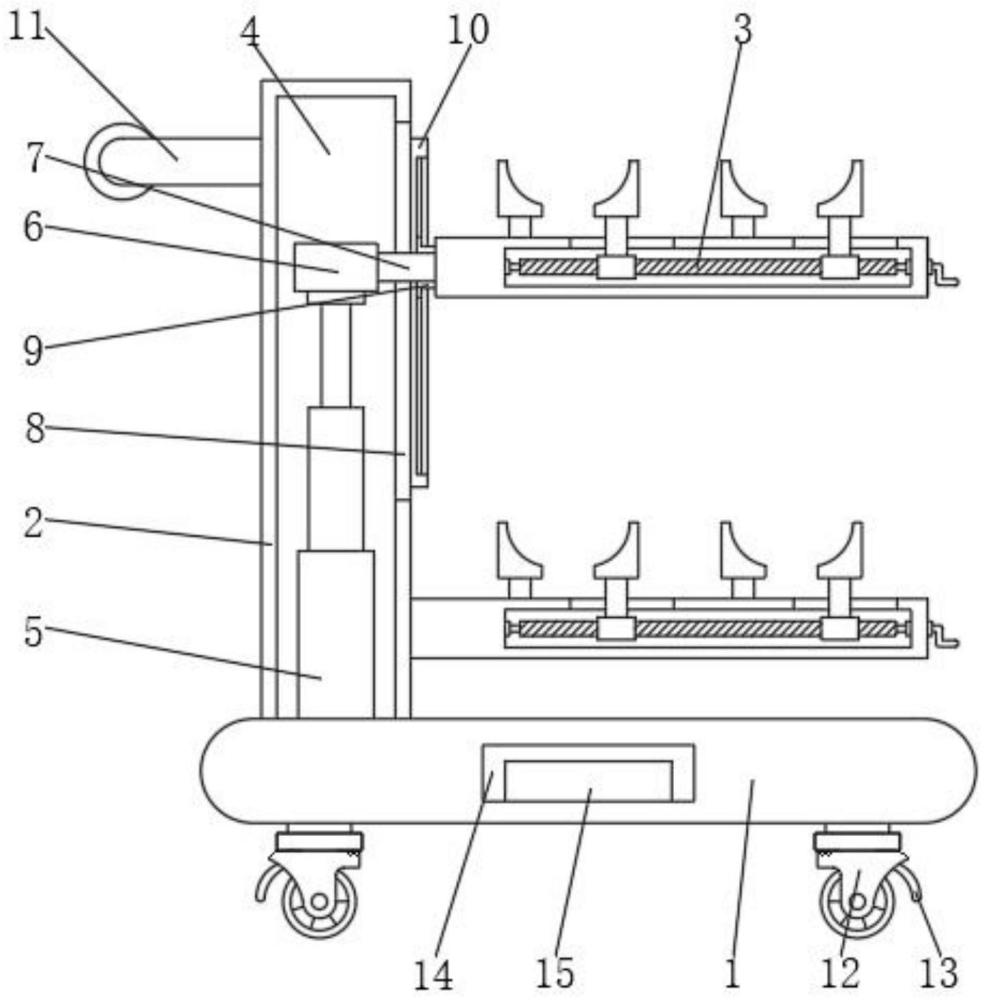 一種建筑工程用管件存放架的制作方法