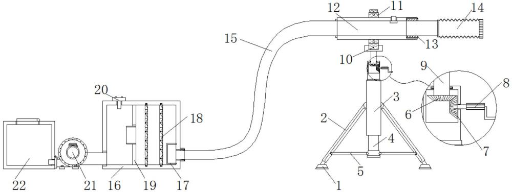 一種回收式尾氣排放檢測(cè)機(jī)構(gòu)的制作方法