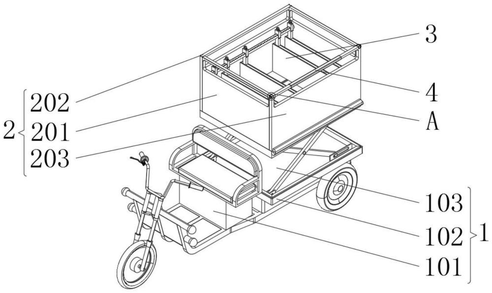 一種具備定位能力的電動(dòng)升降三輪車的制作方法