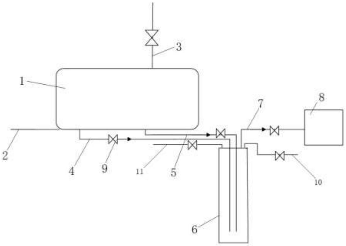 一種炭黑尾氣發(fā)電汽輪機(jī)輔機(jī)蒸汽凝結(jié)水的回收裝置的制作方法