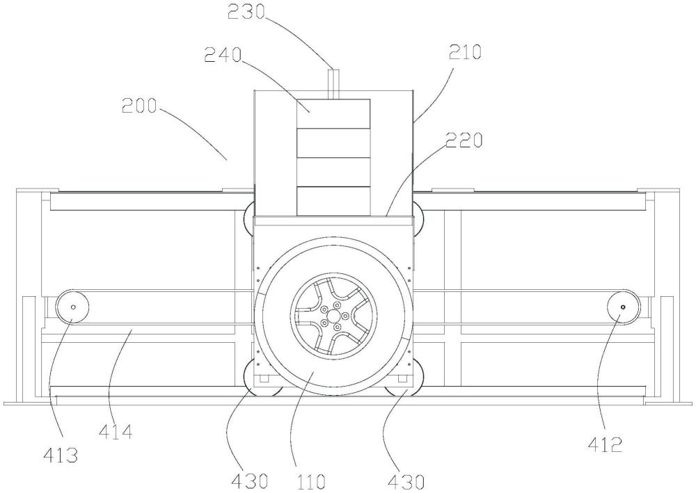 一種充電樁連接器測試用車輛碾壓裝置的制作方法