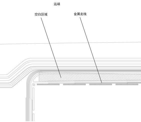 一種觸摸屏金屬走線結(jié)構(gòu)及電子設(shè)備的制作方法