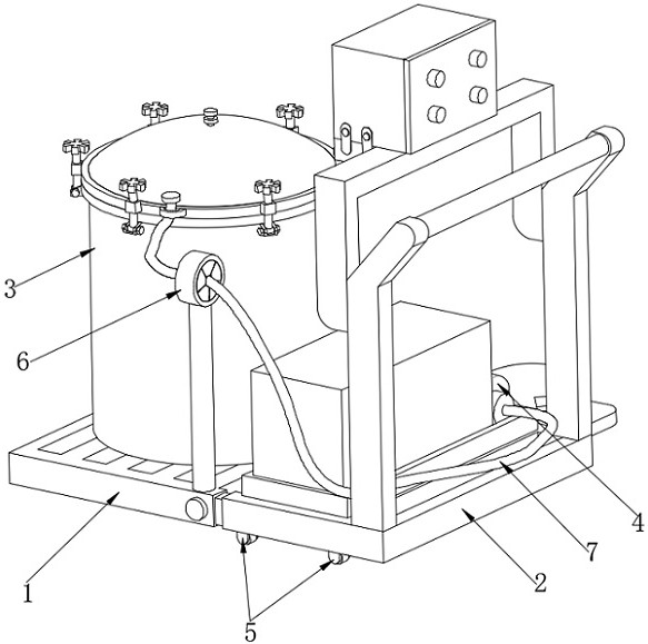 一種具有活動(dòng)組裝結(jié)構(gòu)的真空濾油機(jī)的制作方法