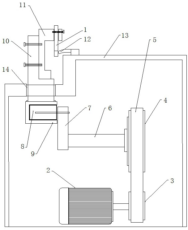 一種鐵絲架切頭機(jī)構(gòu)的制作方法