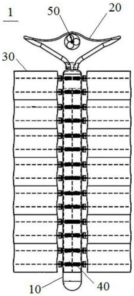 一種基于波動(dòng)鰭推進(jìn)的水下機(jī)器人