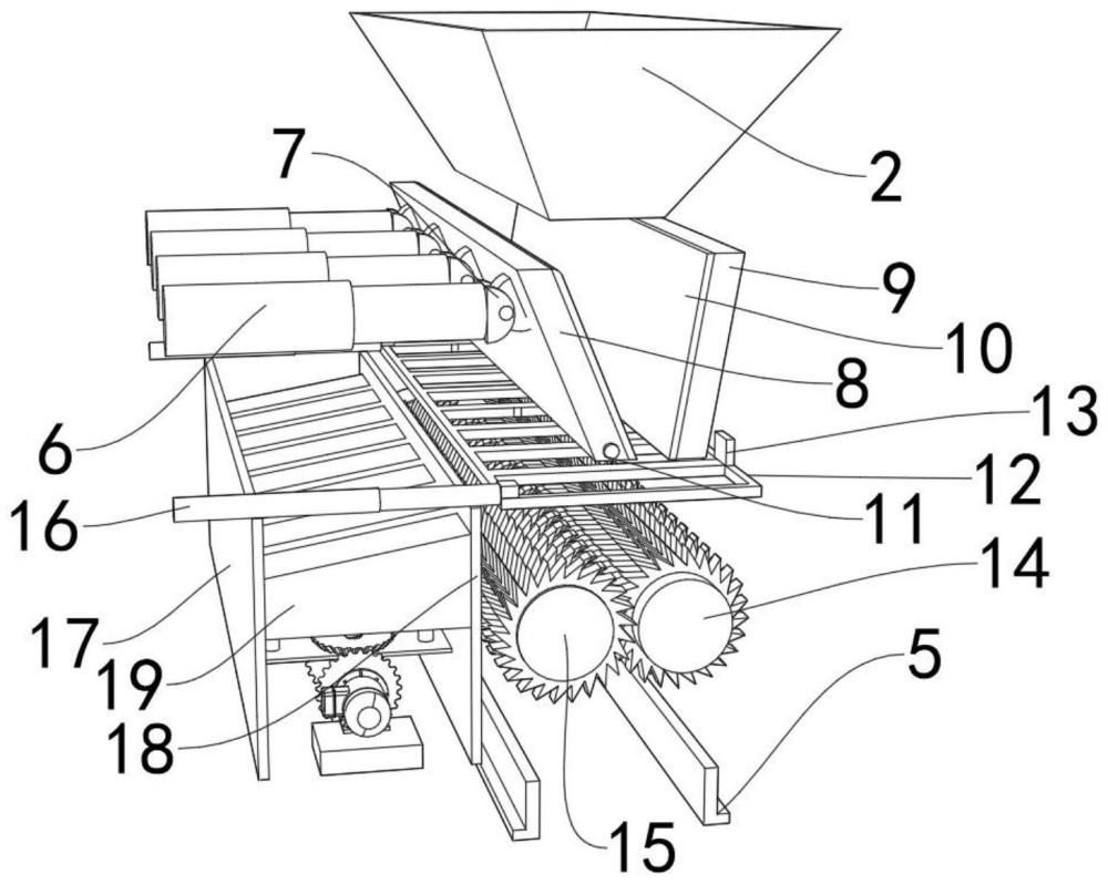 一種建筑廢料粉碎機(jī)械的制作方法