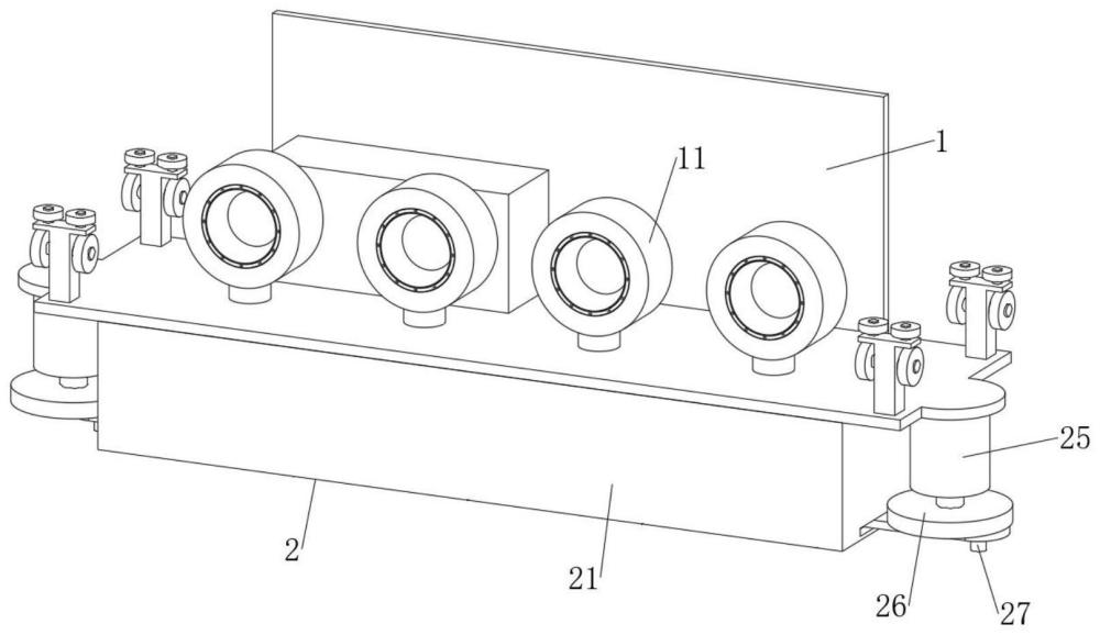 無(wú)接觸洗車機(jī)內(nèi)嵌式快速風(fēng)干機(jī)的制作方法