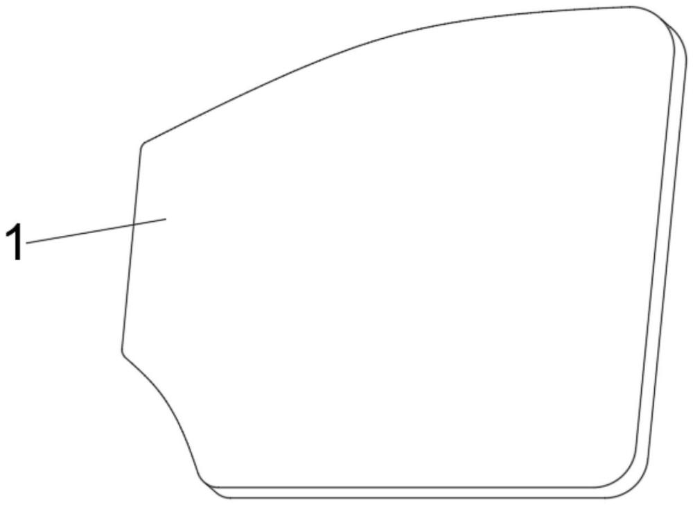 一種無框車窗夾層玻璃輕量化結(jié)構(gòu)的制作方法