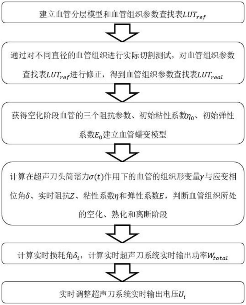 一種基于血管組織模型的超聲手術(shù)刀能量控制方法與流程