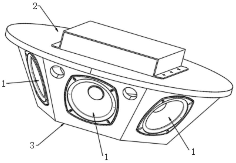 一種360°出音的音箱的制作方法
