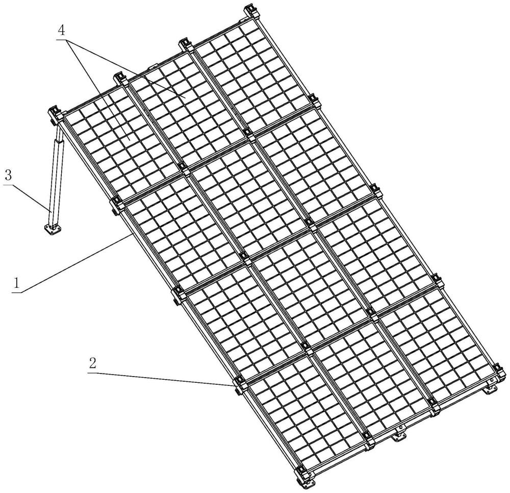 一種建筑頂部用光伏安裝結構的制作方法