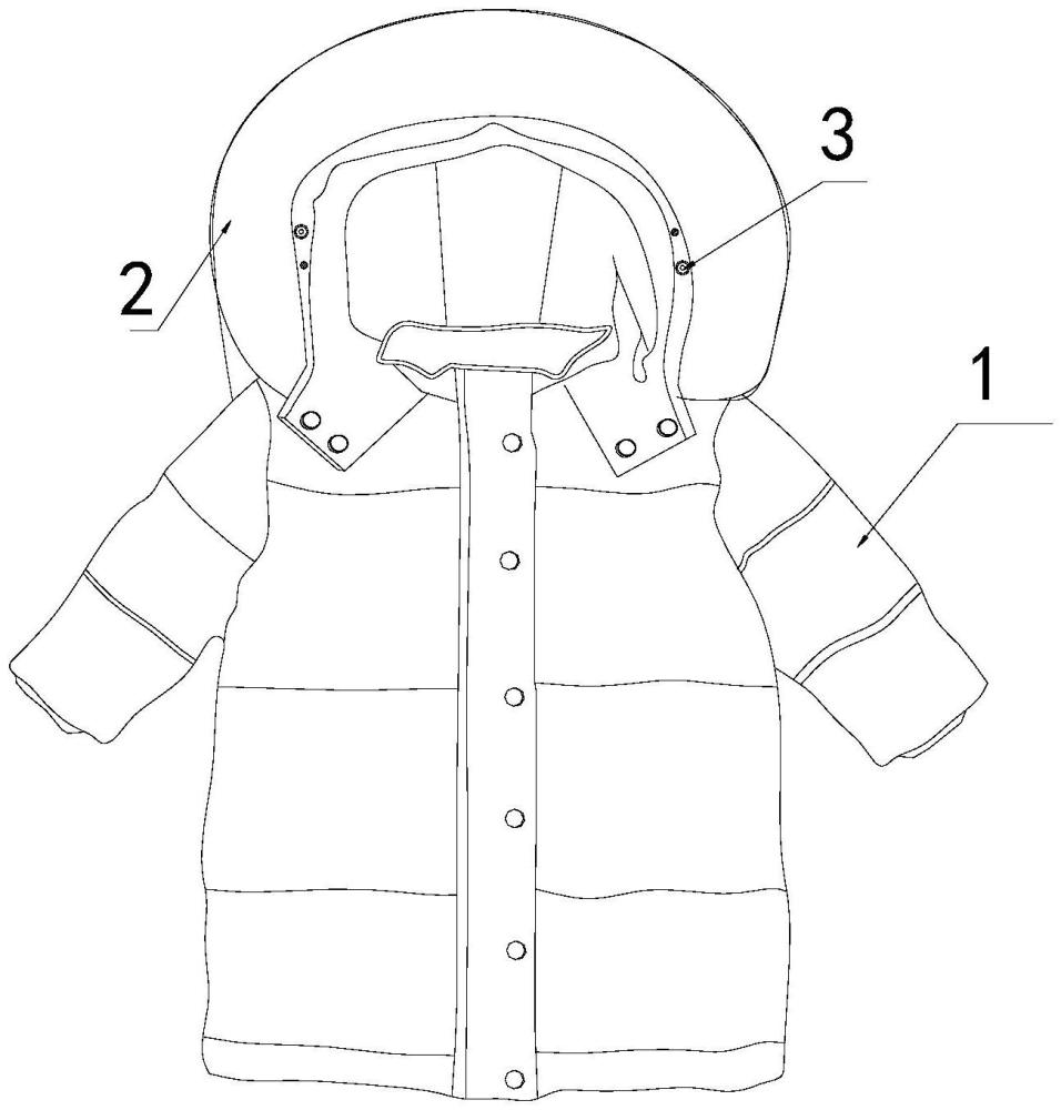 一种多用途羽绒服的制作方法