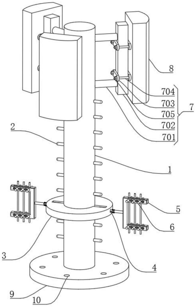 一種通訊基站天線穩(wěn)定機(jī)構(gòu)的制作方法