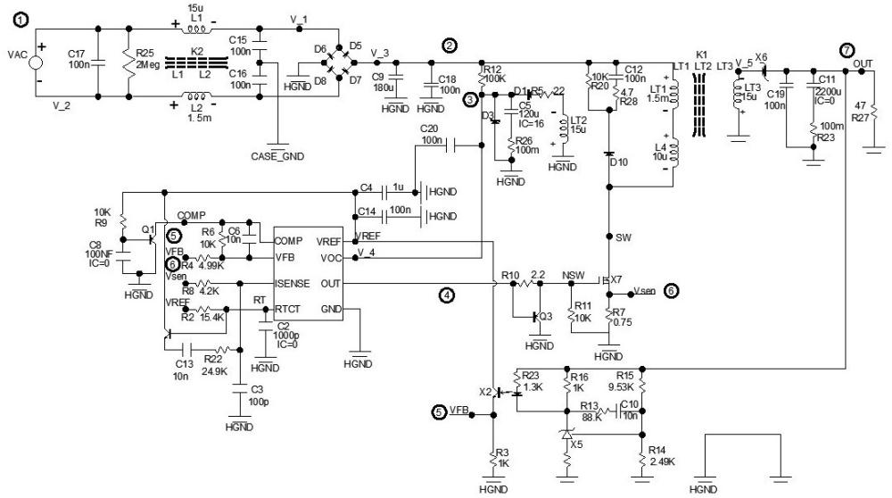 一種AC220V-DC12V反激開關(guān)電源設(shè)計的制作方法