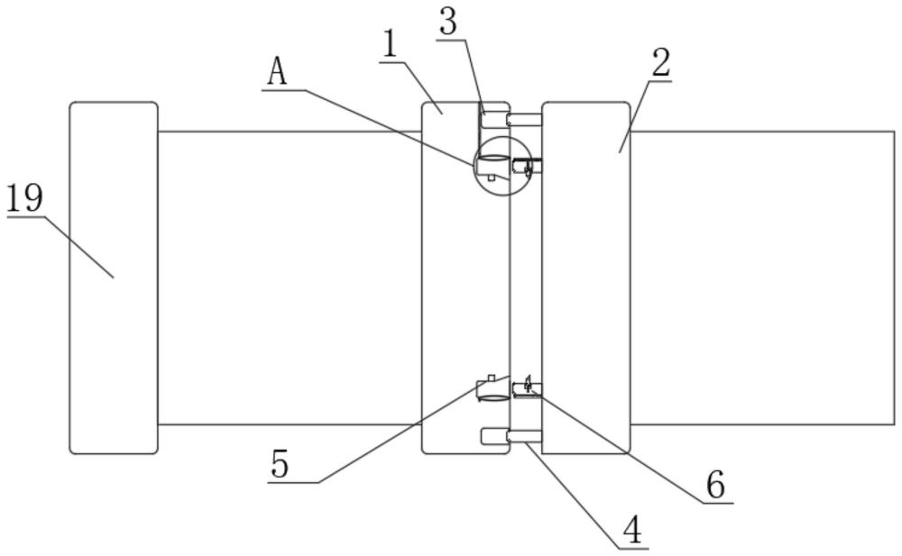 一種通風(fēng)管道快速連接接頭的制作方法