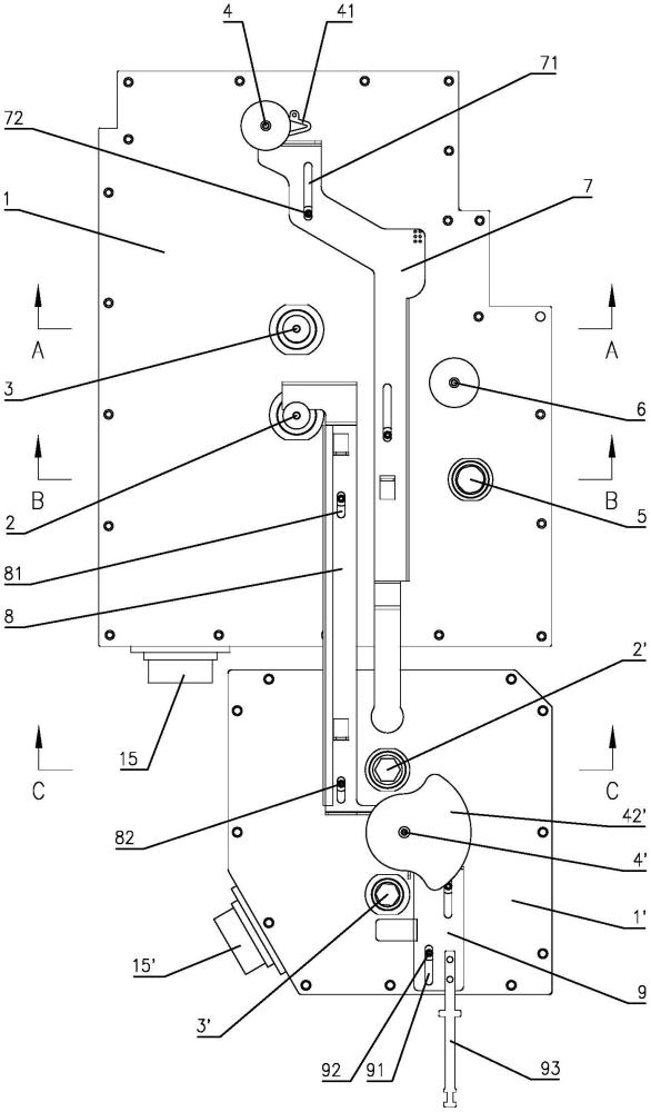 一種常壓密封空氣柜的操作執(zhí)行機(jī)構(gòu)的制作方法