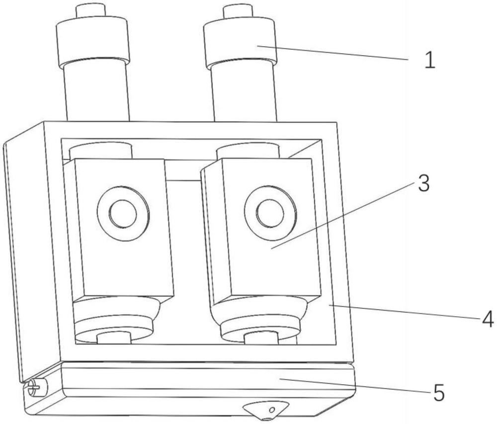 一種雙通道單噴頭結(jié)構(gòu)的纖維復(fù)合材料3D打印頭機(jī)構(gòu)