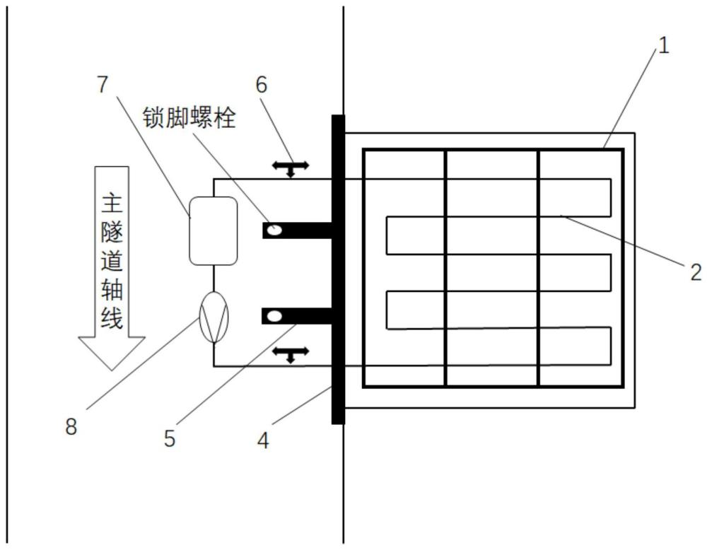 一種高地溫隧道側(cè)向洞室取熱裝置的制作方法