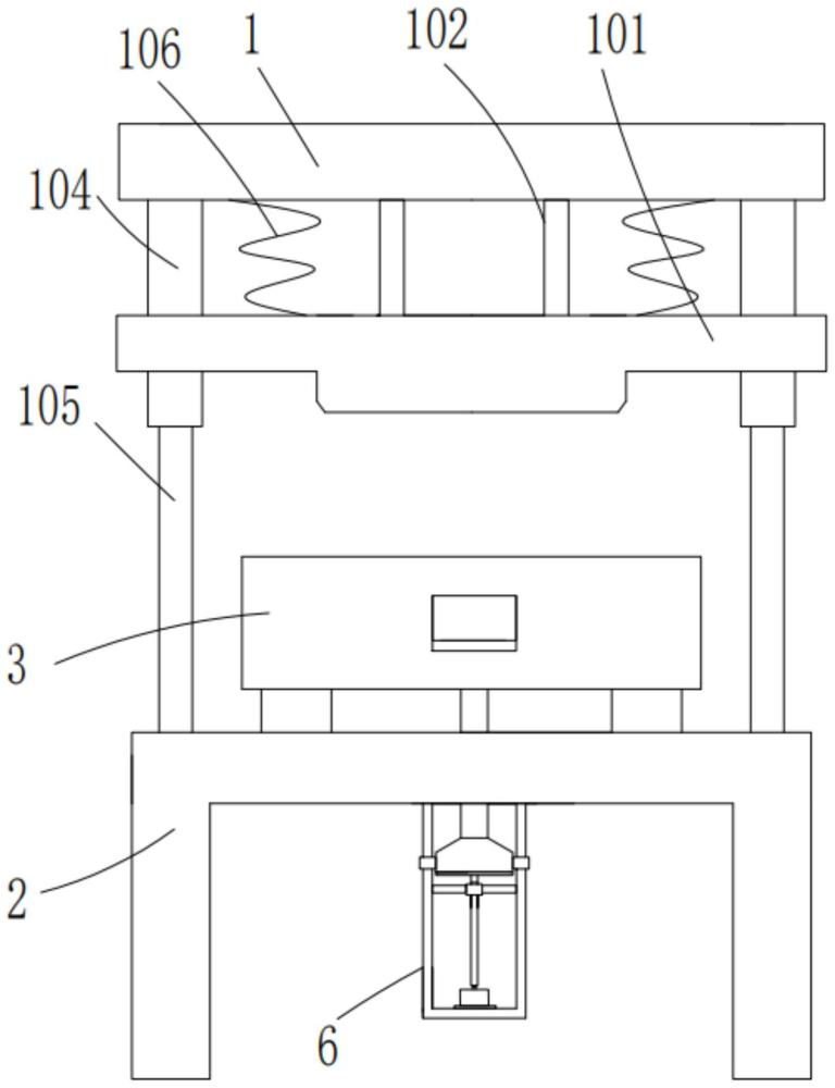 一種皮帶輪沖切模具的退料機(jī)構(gòu)的制作方法