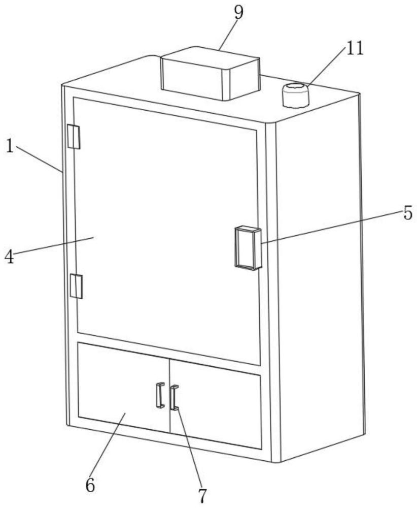 一種可調(diào)節(jié)便攜式展柜的制作方法