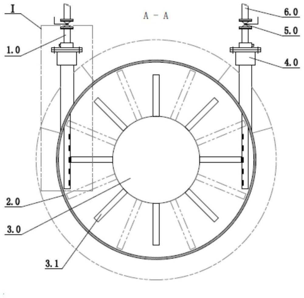 一種切向插入式濕法造粒機水槍的制作方法