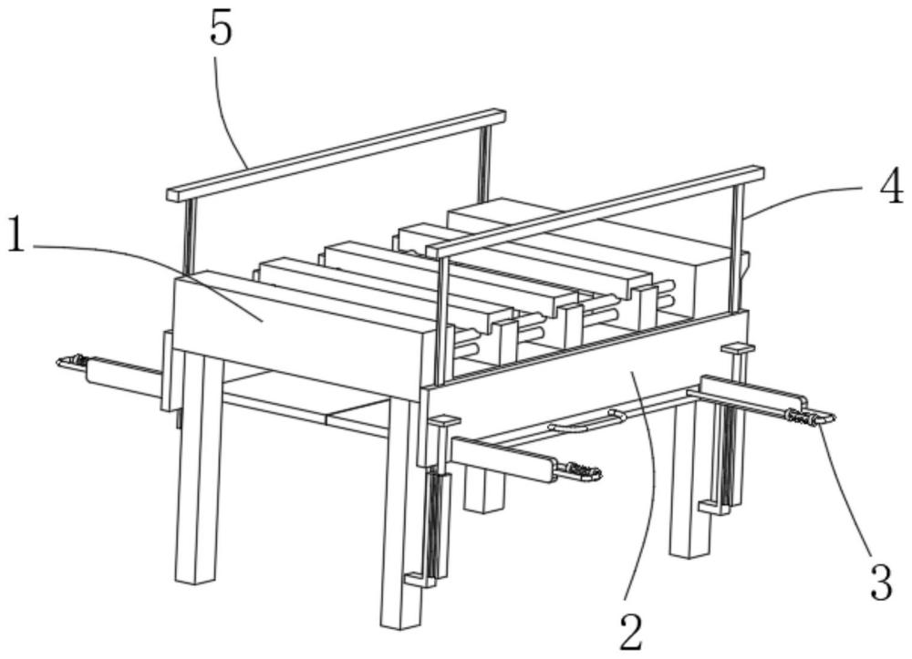 一種具有防護(hù)機(jī)構(gòu)的雙軌接駁臺(tái)的制作方法