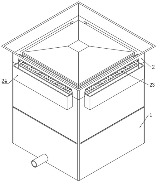 一種建筑節(jié)能高樓的雨水收集再利用結(jié)構(gòu)的制作方法