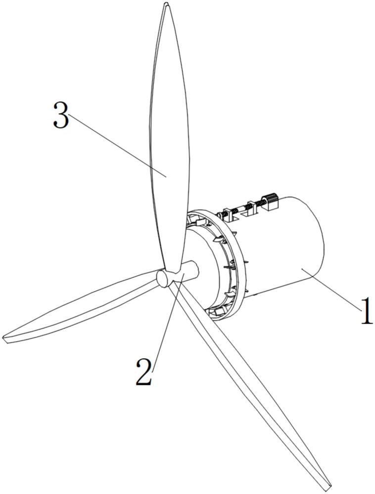 一種風(fēng)力發(fā)電機(jī)的剎車裝置的制作方法