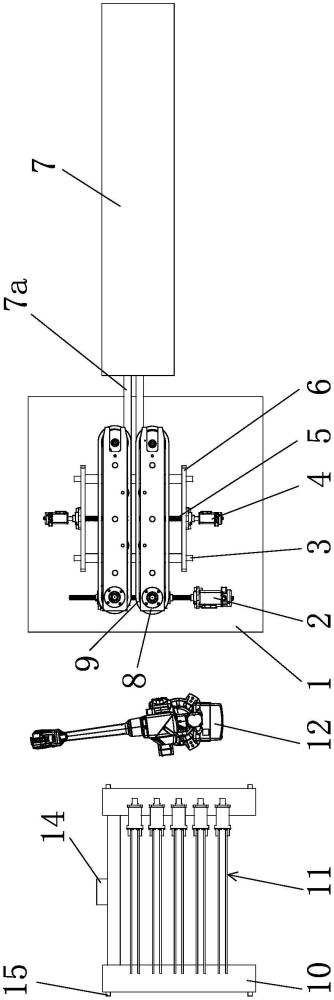 一種襪子自動(dòng)縫合機(jī)中的上料機(jī)構(gòu)的制作方法