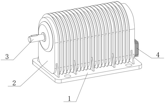 一種具有冷卻軸結(jié)構(gòu)的防爆電機的制作方法