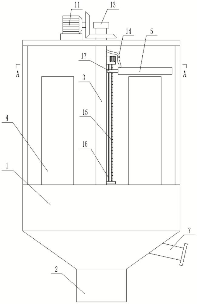 一種粉劑生產(chǎn)用沸騰干燥機(jī)除塵機(jī)構(gòu)的制作方法