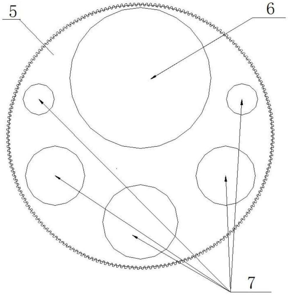 一種方形石英基板的雙面加工用游星輪組件的制作方法