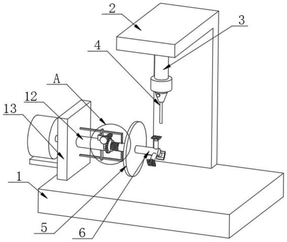 電機(jī)風(fēng)罩沖孔固定裝置的制作方法