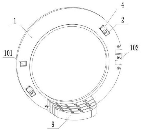 一種滾筒洗衣機的門內(nèi)框的制作方法