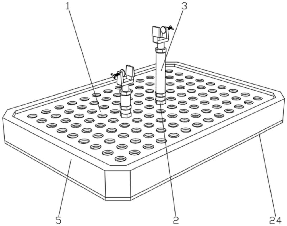 一種用于塑料模具切割用新型夾具的制作方法