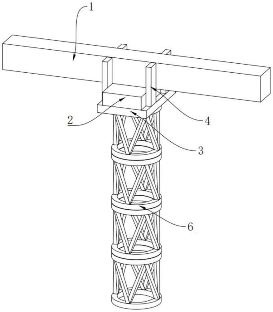 橫梁安裝支撐桁架的制作方法