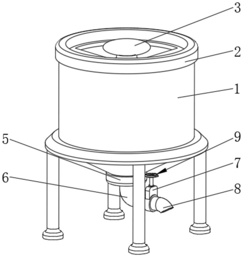 一種環(huán)境監(jiān)測(cè)用水質(zhì)樣品過(guò)濾裝置的制作方法