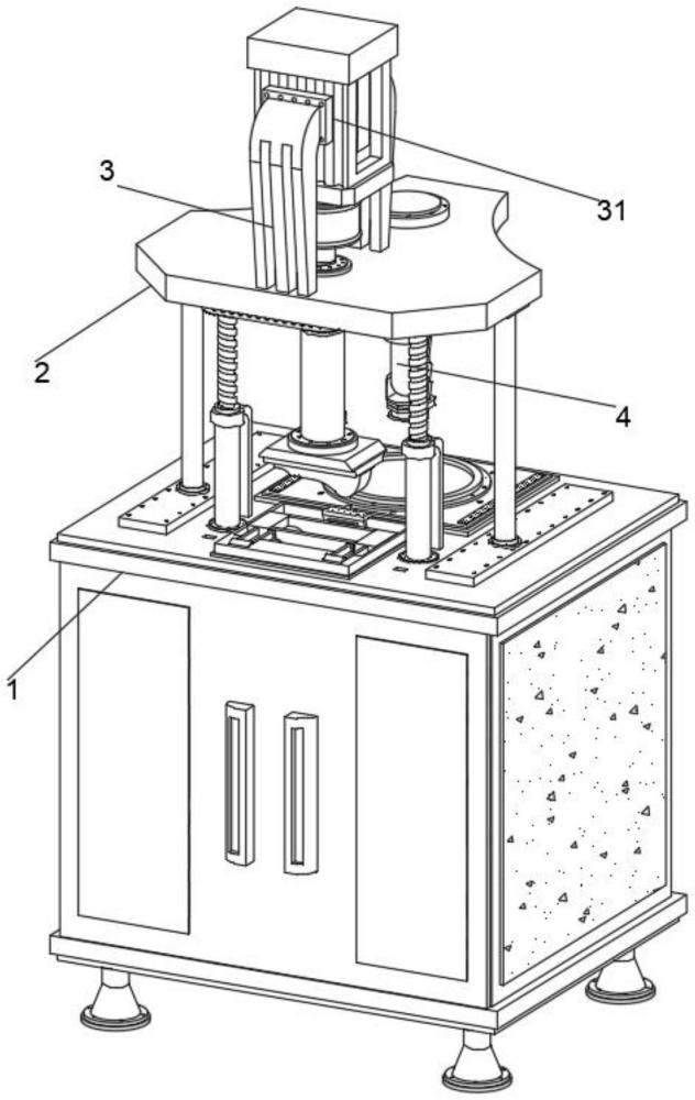 一種碗籃烤漆線自動焊接掛具一體機的制作方法