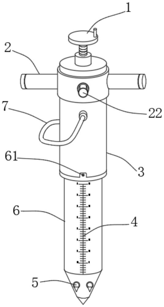 一種土壤水分鹽度傳感器