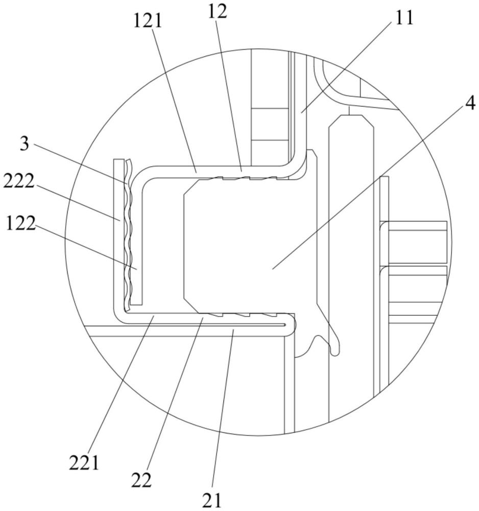 一种门体结构及烹饪器具的制作方法