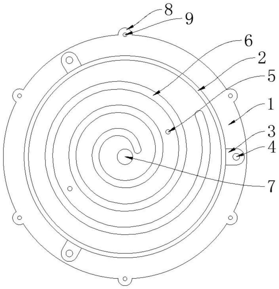 一種渦旋壓縮機(jī)靜盤防液擊結(jié)構(gòu)的制作方法