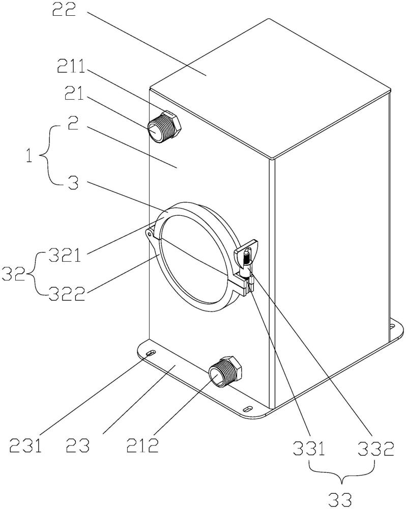 一種節(jié)水箱組件及凈水設(shè)備的制作方法