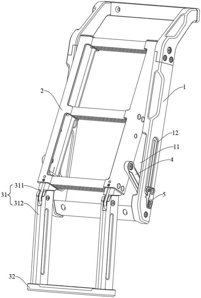 爬梯組件和車輛的制作方法