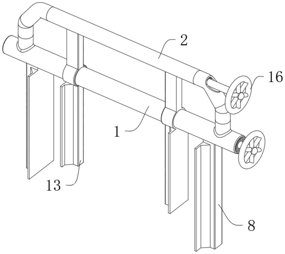 一種小型排水邊溝模板固定器裝置的制作方法