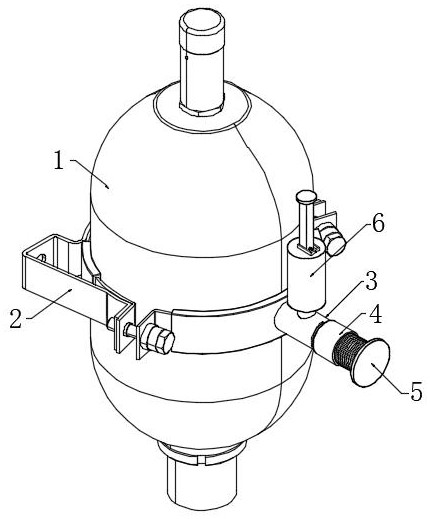 一種具有壓力調(diào)節(jié)機(jī)構(gòu)的蓄能器的制作方法