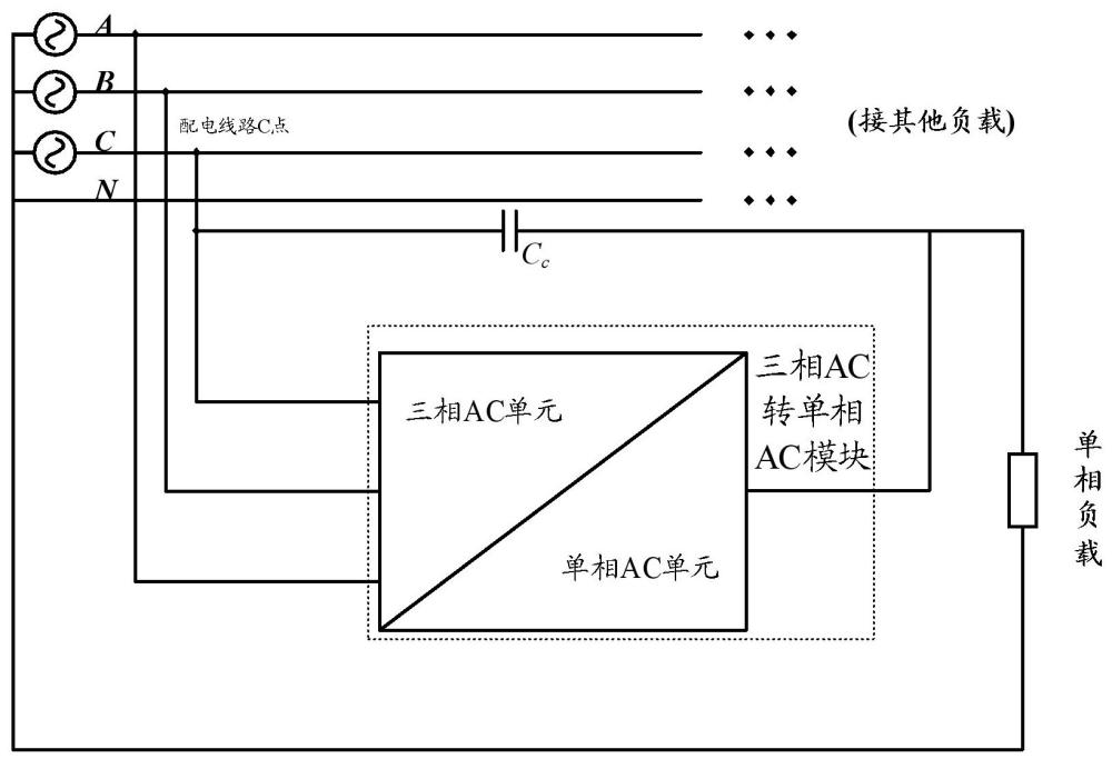 兼具電壓治理與三相不平衡治理的電路