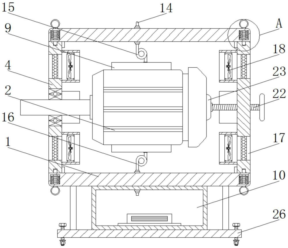 一種礦用電動(dòng)機(jī)降溫裝置的制作方法